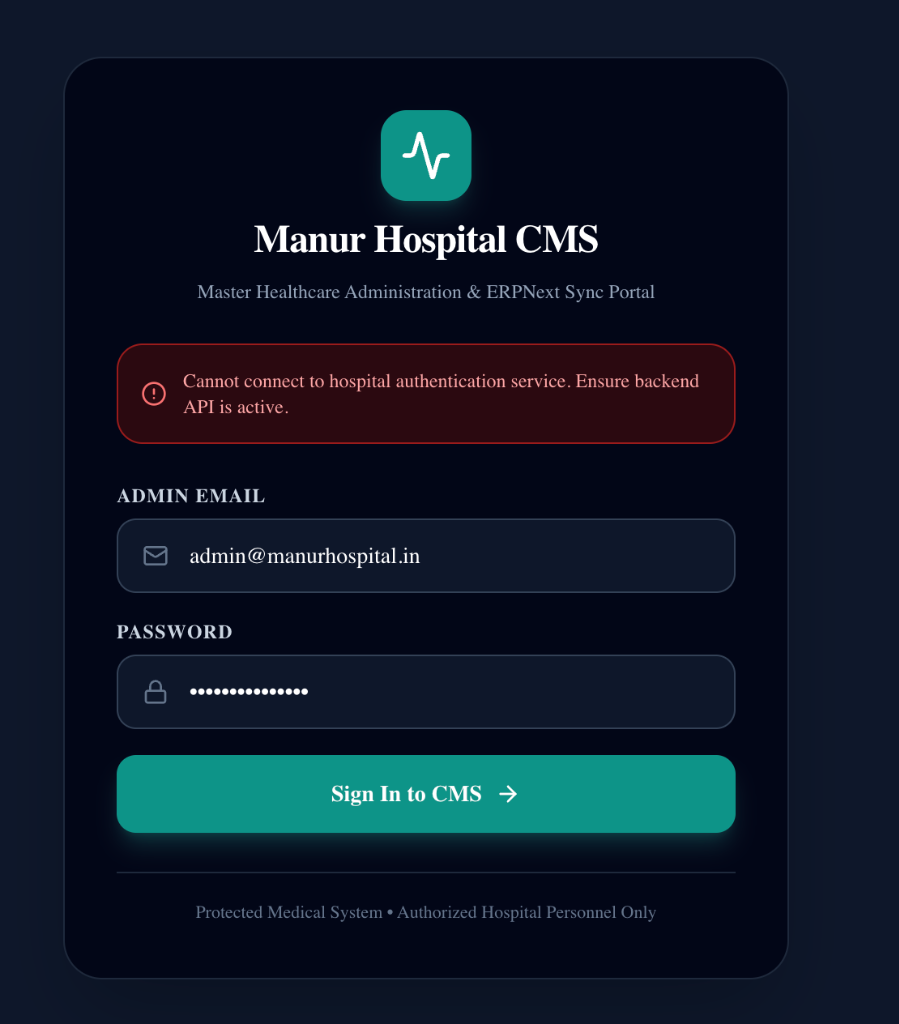 Manur Multi-Speciality Hospital Logo